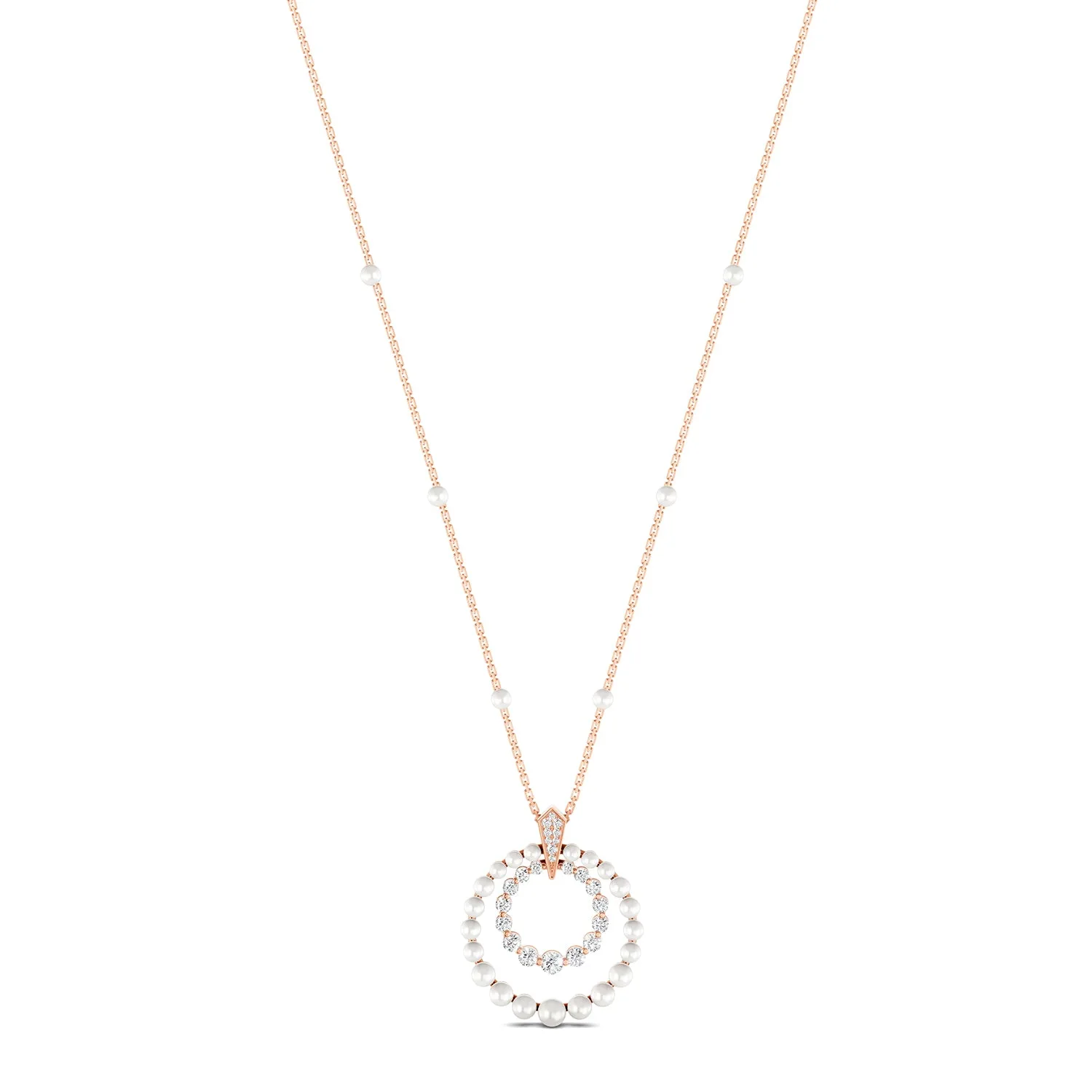 Pearl Promise© Full Diamond & Pearl Pendant